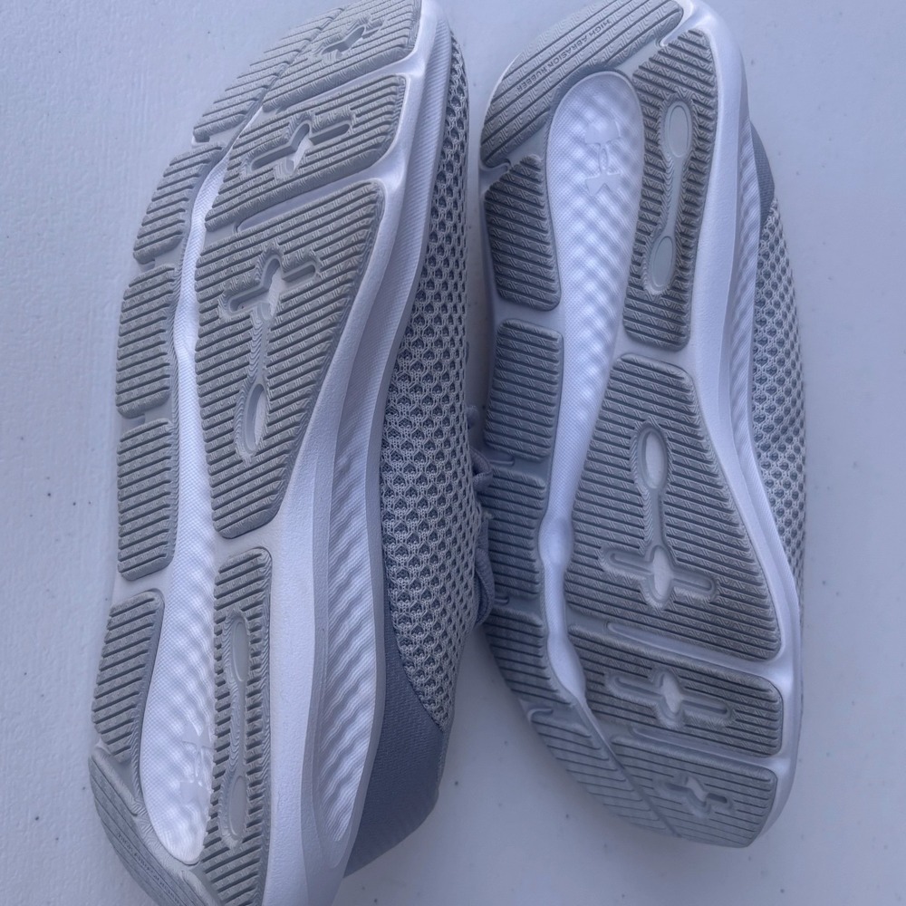 Under Armour Charged Pursuit 3 Women 6.5 Gray Running Shoes Mesh Sneaker - Picture 5 of 13